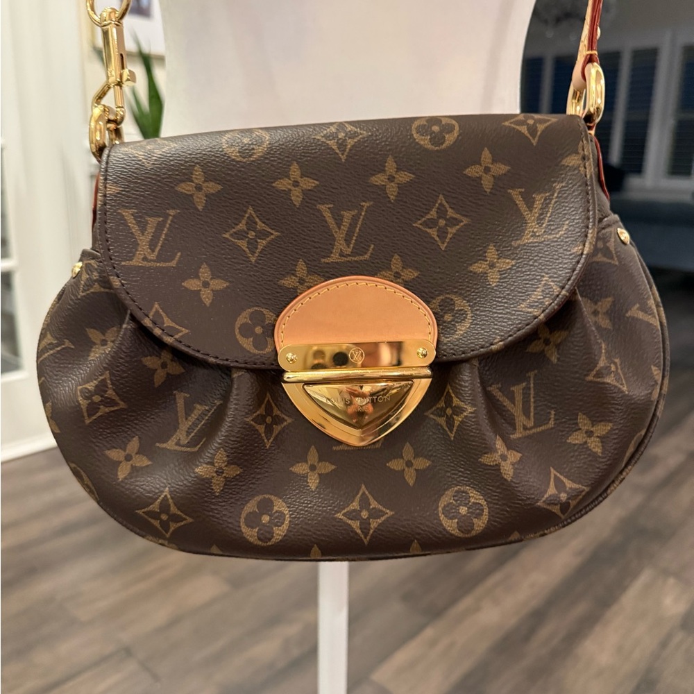 Louis Vuitton Gold and Brown Monogram Crossbody Bag